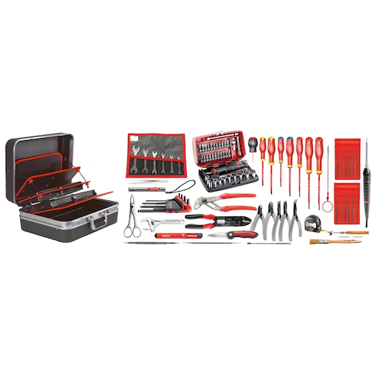 Electricians tool set, 94 pieces