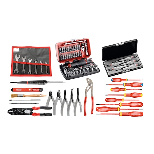 Electricians tool set 69 pieces