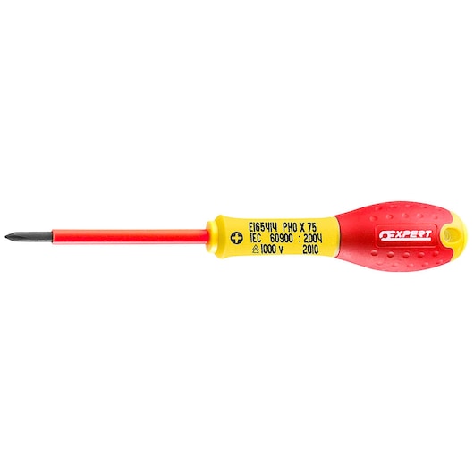 EXPERT by FACOM® Phillips® screwdriver PH0x75 mm Insulated 1000V