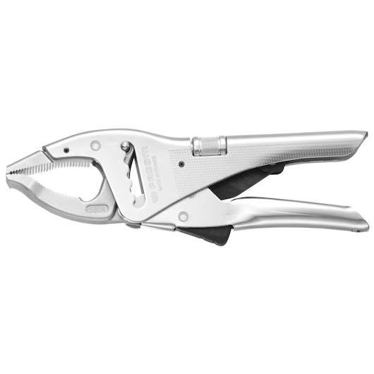 Long-nose lock-grip pliers, 250 mm