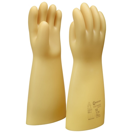Insulated gloves natural latex 1 mm thick