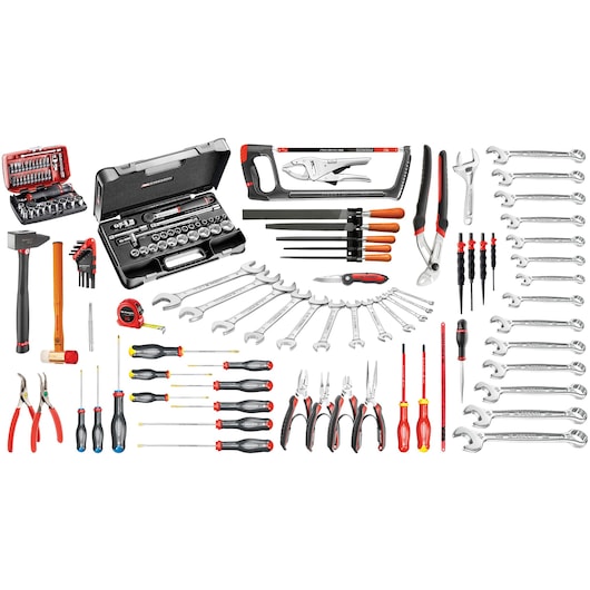 Mechanics Set, 136 Tools Metric