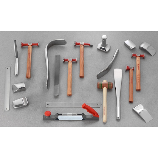 Bodywork tool kit, set of 20 tools