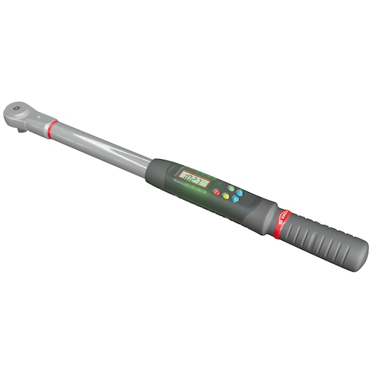 Electronic Torque Wrench with ratcheting head, square drive 1/2, range 6.7-135Nm