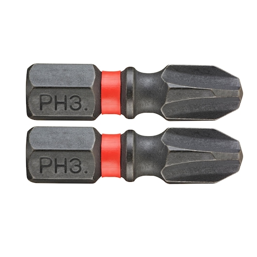 Philips® 25mm, 2 packs Impact Flextorq, PH3
