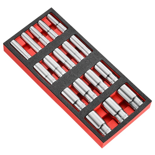 1/2" Long Socket Set Foam Module Module