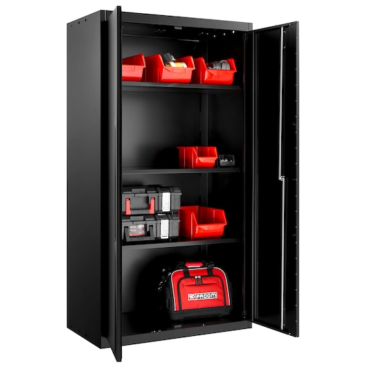 Tall storage cabinet 1000mm RWS2 black