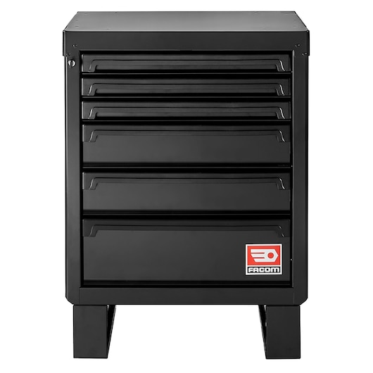 Base unit 6 drawers RWS2 black