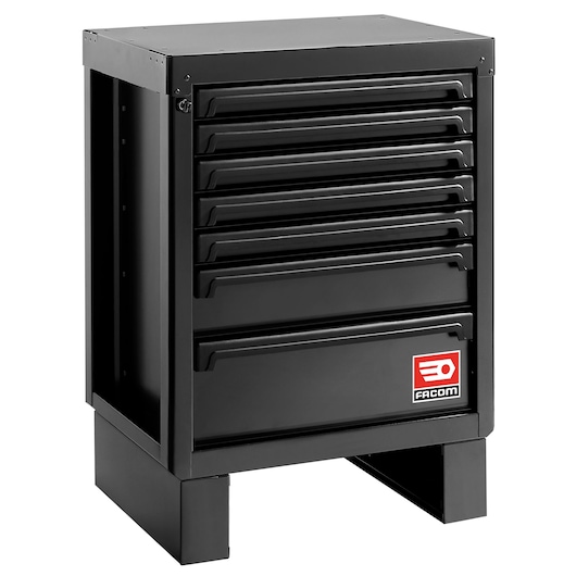 Base unit 7 drawers RWS2 black