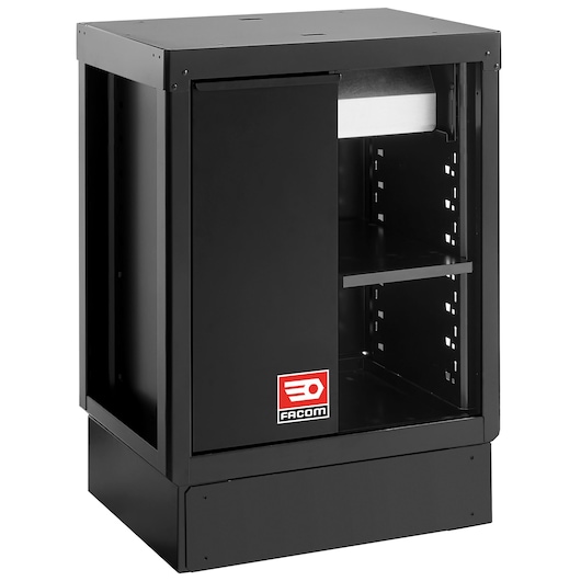 Base unit with bin and paper roll holder RWS2 black