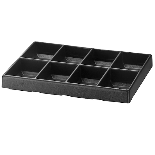 Plastic Storage Tray for Small Parts, 8 cells-Drawers, H 75 mm